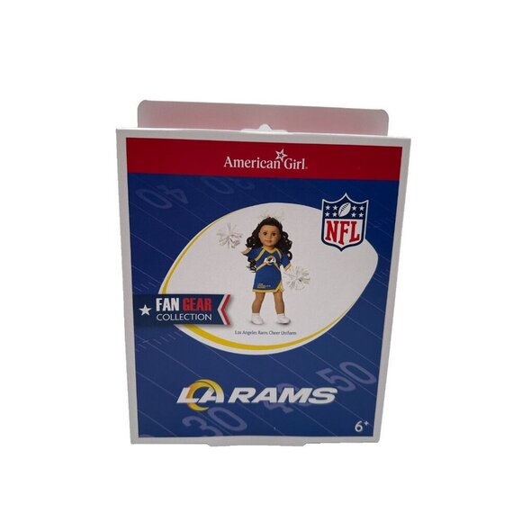 NIB American Girl 18" Doll Outfit Los Angeles Rams Fan Gear Collection NFL - Picture 1 of 7